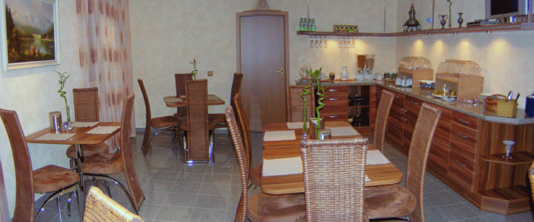 Messe-Hotel 'Waldruhe' - Unser Frühstücksraum